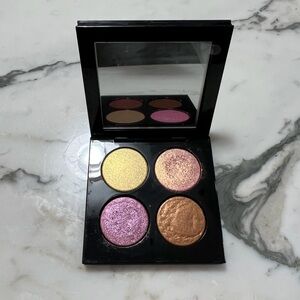 Pat McGrath Luxe Eyeshadow Quad with Gold, Pink, and Brown